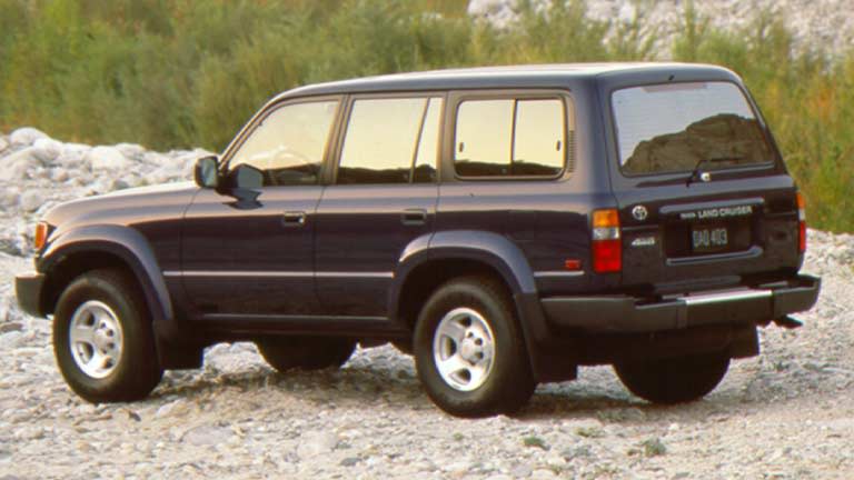 Toyota Land Cruiser vedere din spate