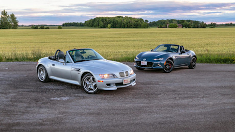 Editorial 2021 mazda mx 5 vs 2000 bmw m roadster 02 jw