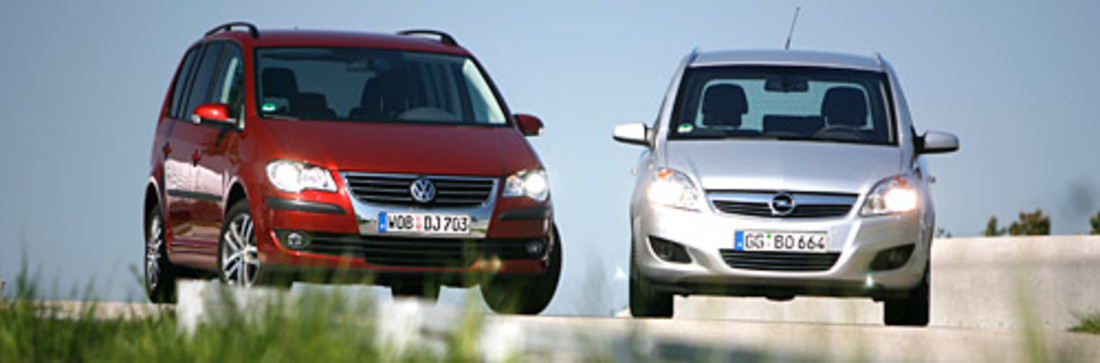 Vergleichstest: Opel Zafira CNG Turbo vs. VW Touran EcoFuel – CO2-Schleudern?