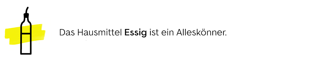Essig als Alleskönner
