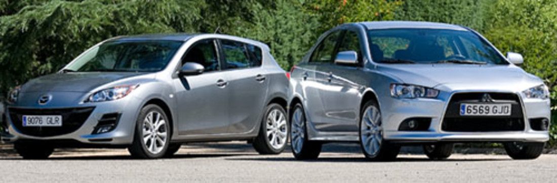 Comparativa: Mitsubishi Lancer Sportback Vs. Mazda 3 5p – Poder nipón