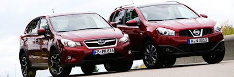 Comparativa: Nissan Qashqai vs. Subaru XV – La vieja guardia frente a la tecnología del futuro