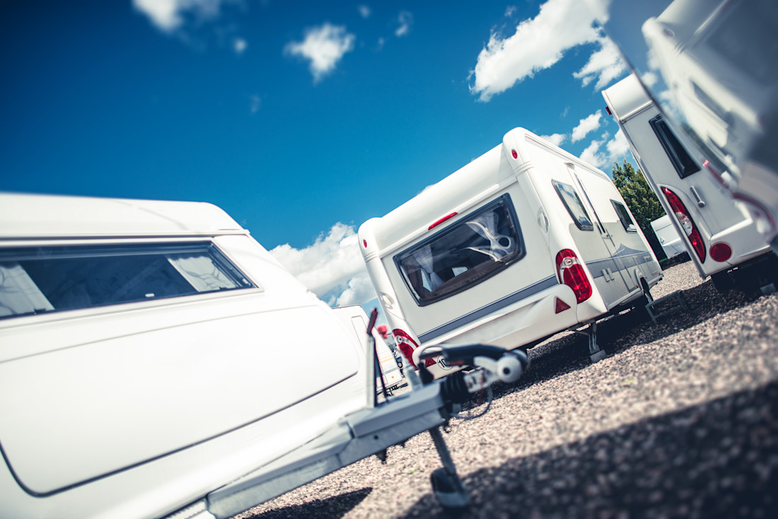 Luxueuze caravan