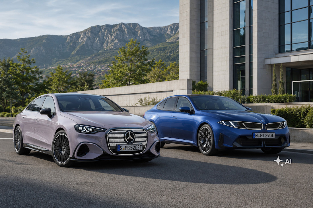 Elektrische Mercedes C-Klasse vs