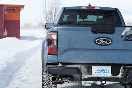 Le Ford Ranger Raptor soumis à une tempête hivernale Image