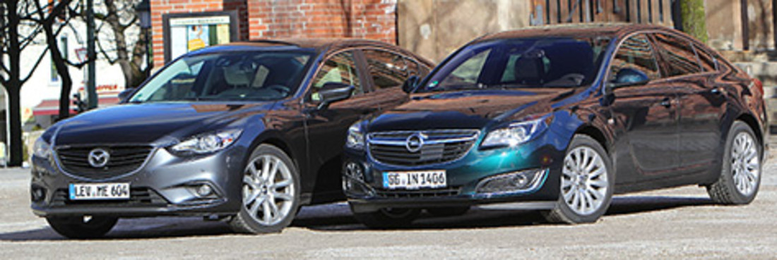 Comparativa: Mazda 6 Vs. Opel Insignia – La mejor clase media