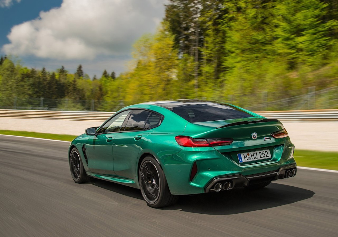 BMW-M8 Competition Gran Coupe-2023-Seitenansicht