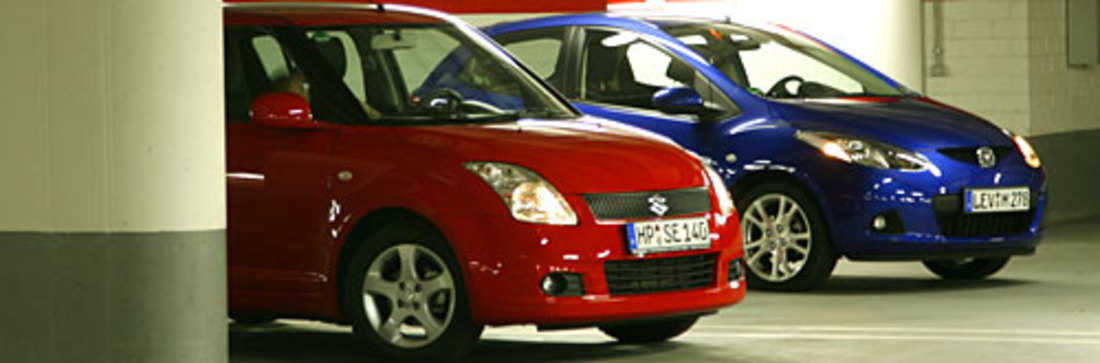 Vergleichstest: Mazda 2 vs. Suzuki Swift – Zuverlässige Knalltüten