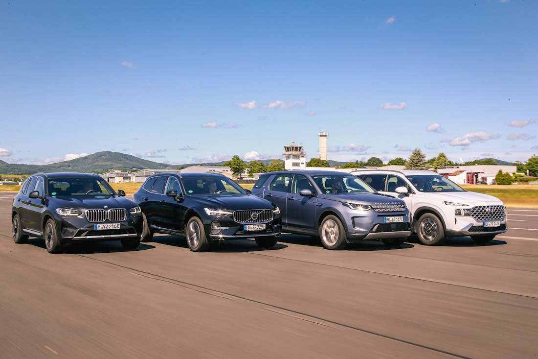 Hyundai Santa Fe daagt premium plug-in hybrides uit: BMW X3 - Land Rover Discovery Sport - Volvo XC60