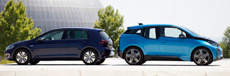 Comparativa: BMW i3 94Ah vs Volkswagen e-Golf – Enchufados al cambio
