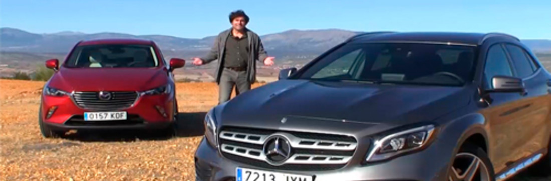 Comparativa: (VIDEO) Mazda CX-3 Vs Mercedes-Benz GLA – Compitiendo con la élite