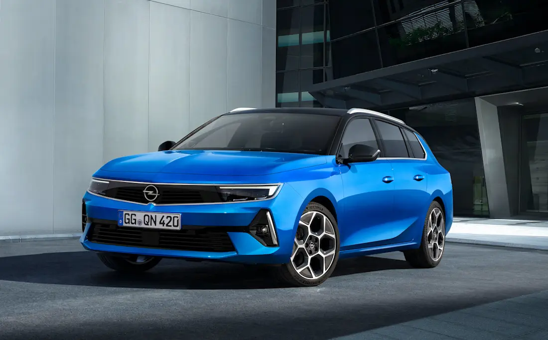 AS24 Opel Astra Sports Tourer 2021 statisch voor AS24 Opel Astra Sports Tourer 2021 statisch voor