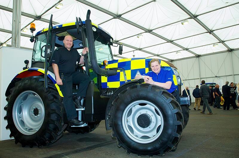 Editorial 800px day 190 west midlands police officers a tractor attention at farming event 9249086890