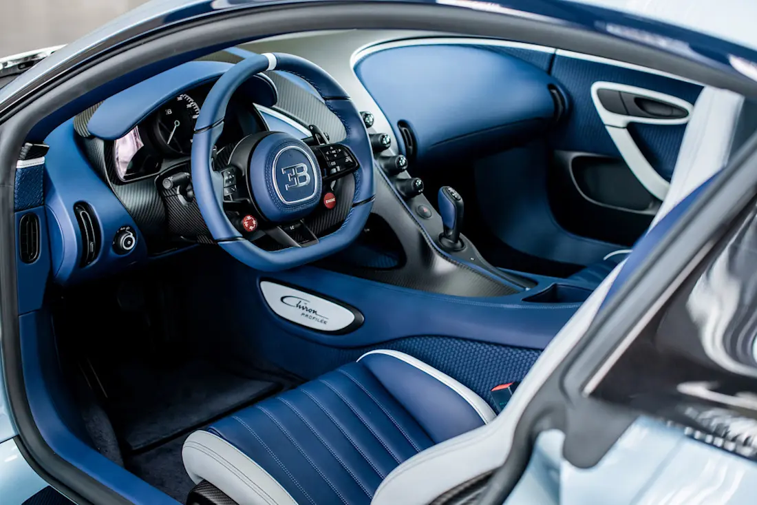 Bugatti Chiron Profilée (2023) interieur Bugatti Chiron Profilée (2023) interieur