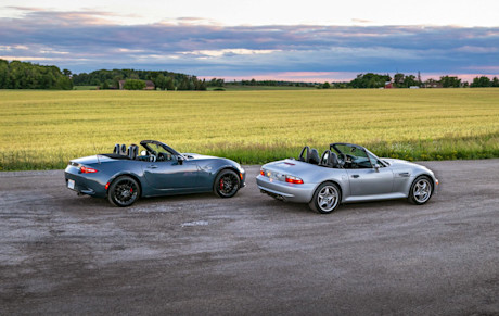Editorial 2021 mazda mx 5 vs 2000 bmw m roadster 07 jw