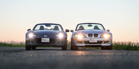 Editorial 2021 mazda mx 5 vs 2000 bmw m roadster 01 jw