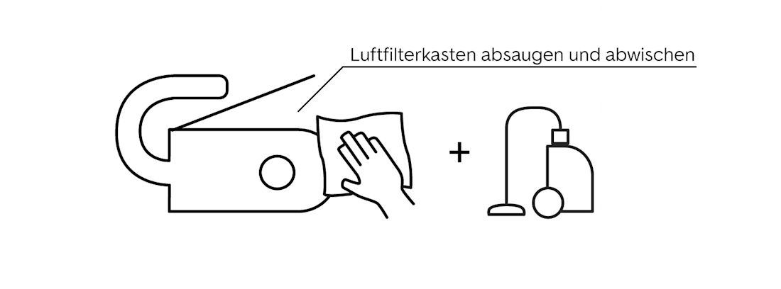 So gelingt der Austausch des Luftfilters – Schritt fünf