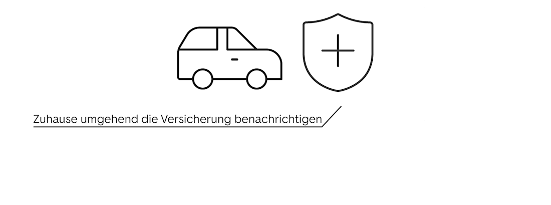 Schritt 6 -  Die Versicherung benachrichtigen