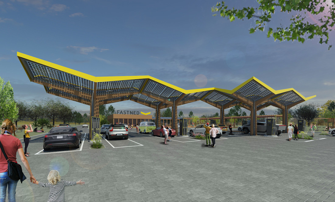 fastned-renderlargefastchargingstationwithshop-16chargers300kw-final