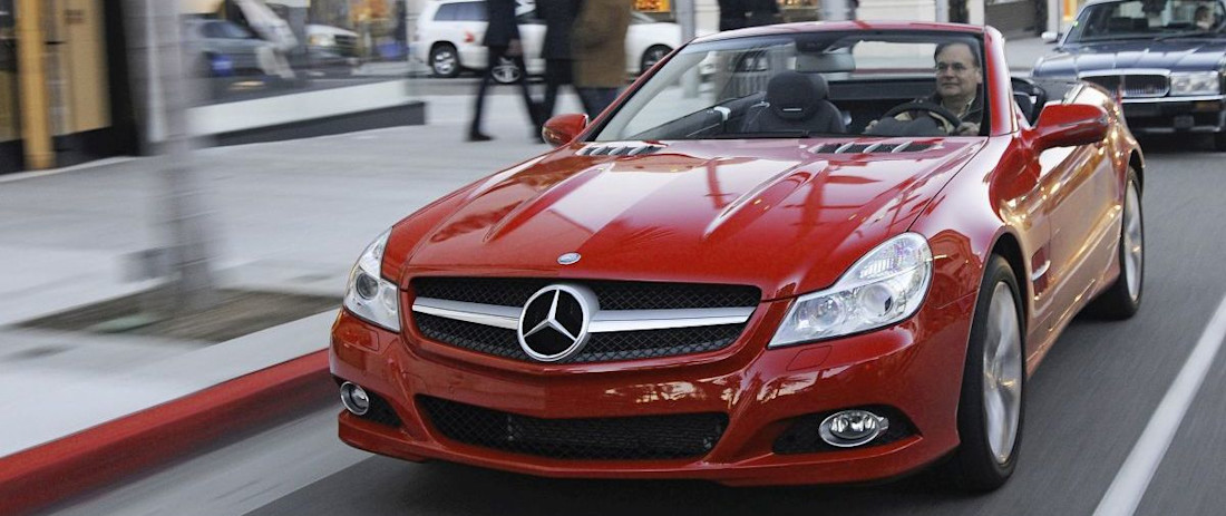 Mercedes-Benz SL 280 voorkant