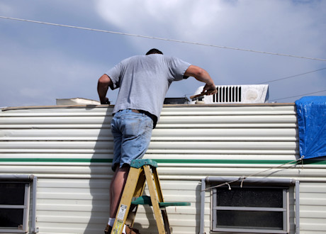 All to stick caravan instead of painting