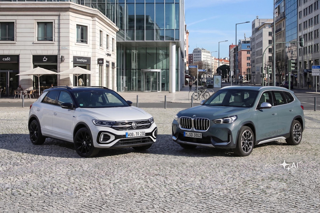 2026 BMW X1 vs VW T-Roc I Vergleich