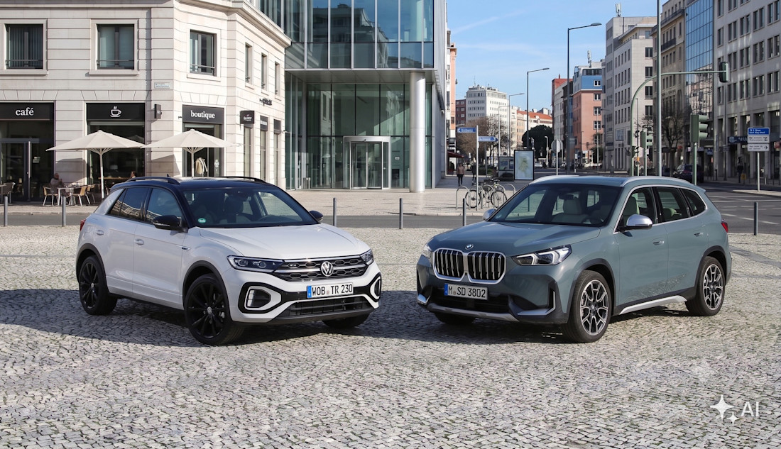 2026 BMW X1 vs VW T-Roc I Vergleich