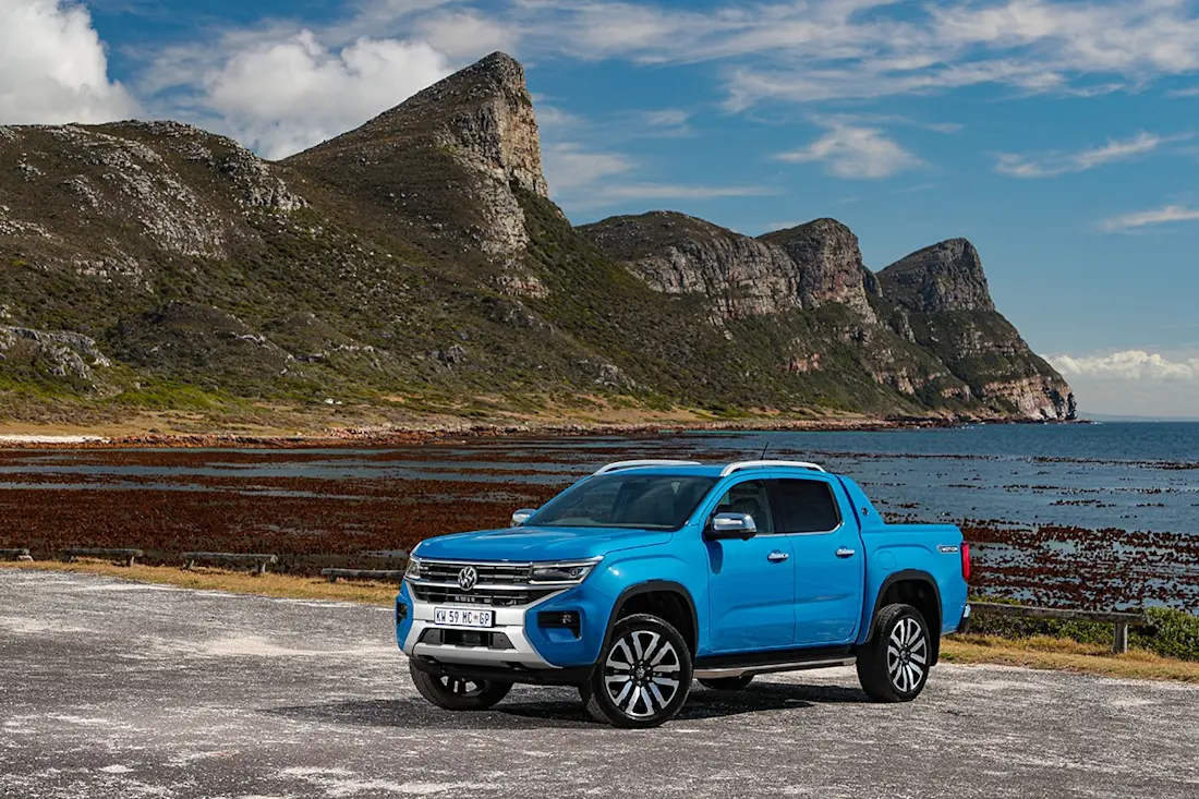 Volkswagen Amarok (2023) statisch, vooraanzicht Volkswagen Amarok (2023) statisch, vooraanzicht