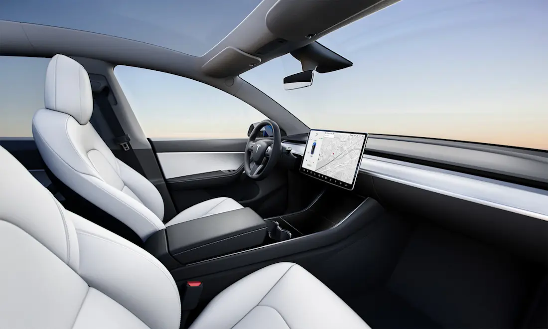 Tesla Model Y Long Range (2022) interieur Tesla Model Y Long Range (2022) interieur