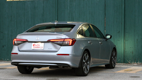 2025 Toyota Prius vs Honda Civic Hybrid Comparison Test Body Image