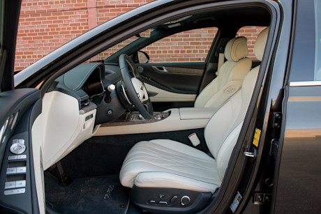 Genesis G80 Electrifiée 2023 : essai routier Body Image