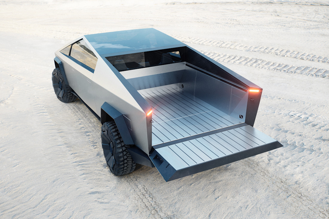Tesla Cybertruck 2022 - cassone aperto