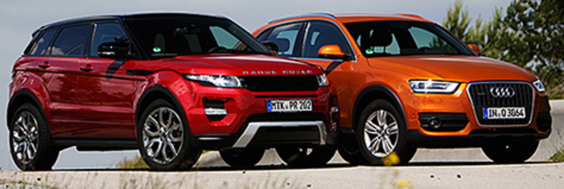 Vergleichstest: Audi Q3 2.0 TDI quattro vs. Land Rover Range Rover Evoque SD4 – Bunter Hund und graue Maus