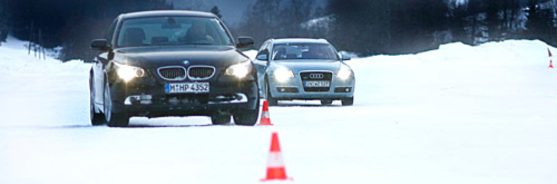 Vergleichstest: Audi A6 2.4 quattro vs. BMW 530xi – Auf allen Vieren