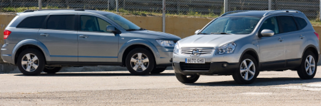 Comparativa: Dodge Journey Vs. Nissan Qashqai+2 – Familia numerosa