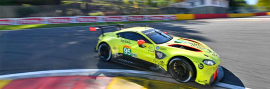 Rapport: Aston Martin Vantage GTE – Entrainement à Spa avant Le Mans