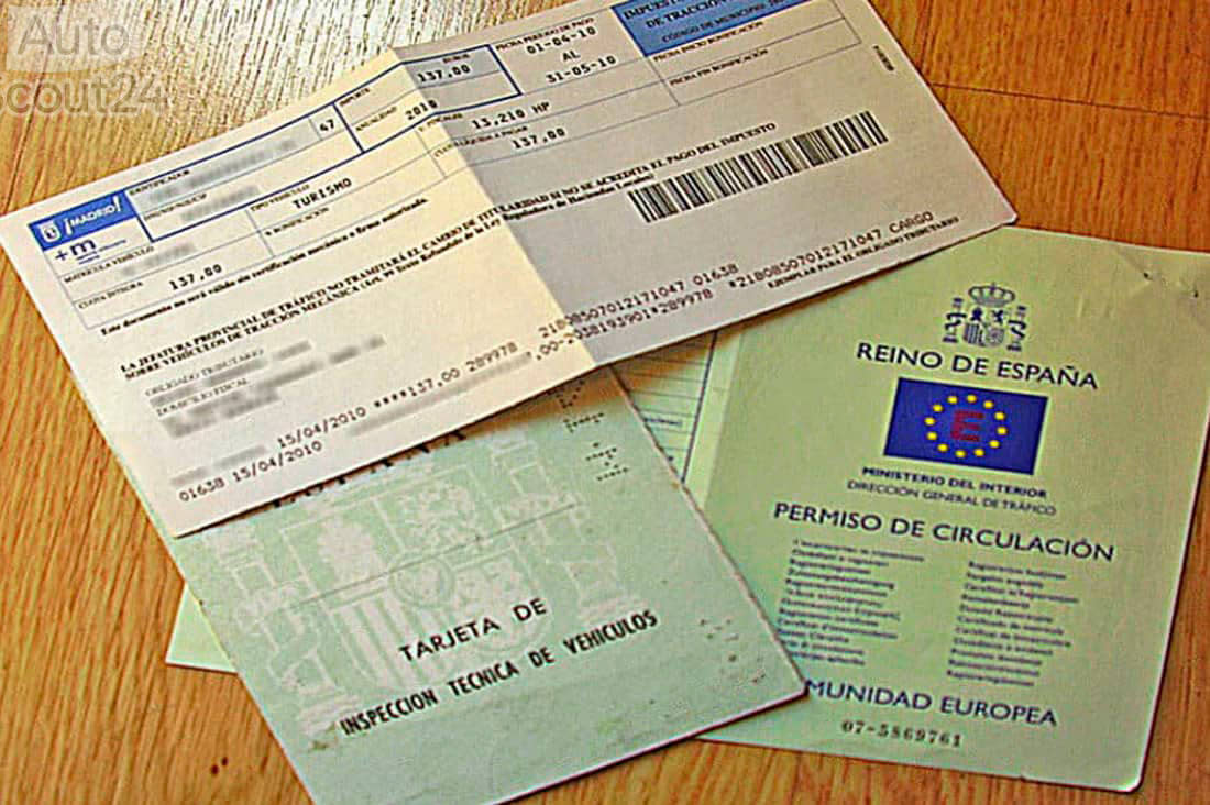 Documentación para vender el vehículo