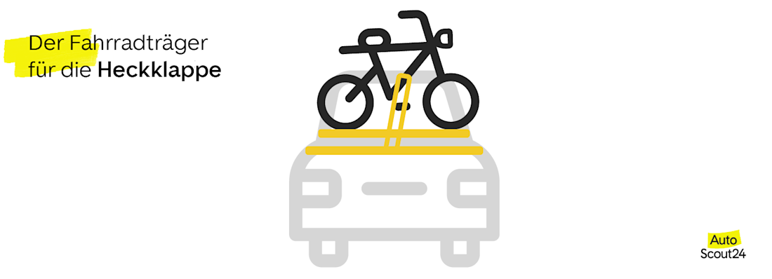 Fahrradträger für die Heckklappe