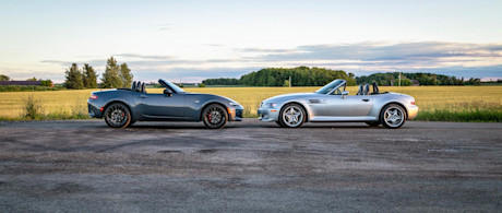 Editorial 2021 mazda mx 5 vs 2000 bmw m roadster 05 jw