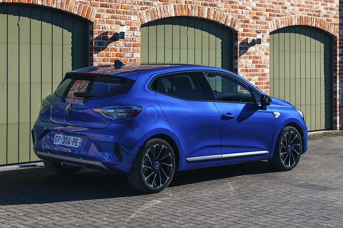 Renault Clio (2023) static, rear view Renault Clio (2023) static, rear view