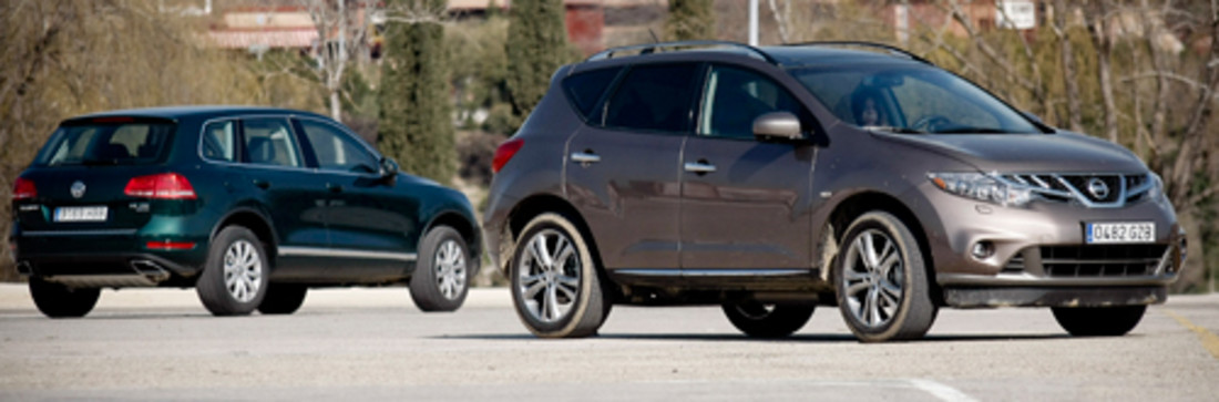 Comparativa: Nissan Murano 2.5 dCi 190 cv Vs. VW Touareg V6 TDI 204 cv – Lucha de veteranos
