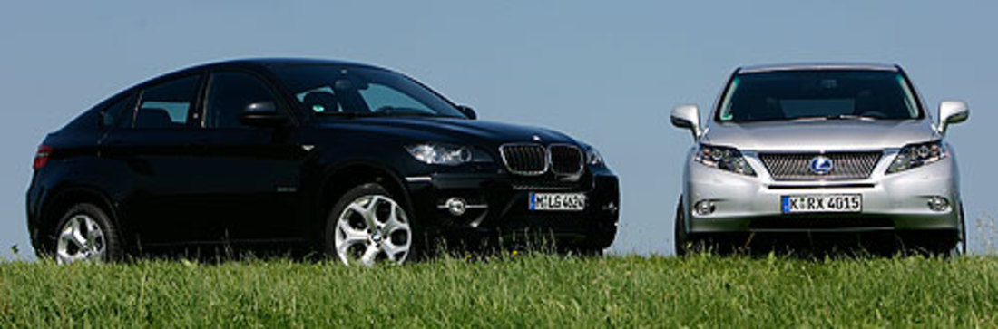 Comparativa: BMW X6 vs. Lexus RX 450h – Talentos de excepción