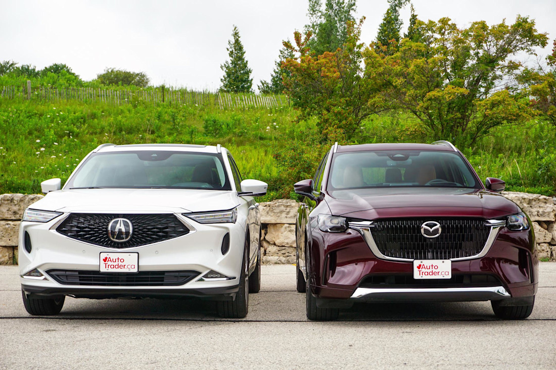 2024 Mazda CX-90 vs Acura MDX Comparison Test and Video