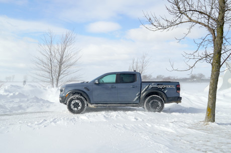 Le Ford Ranger Raptor soumis à une tempête hivernale Image