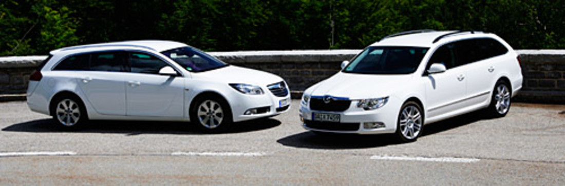 Vergleichstest: Skoda Superb Combi vs. Opel Insignia Sports Tourer – Klarer Sieger