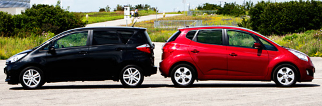 Vergleichstest: Toyota Verso-S vs. Kia Venga – Starke Golf-Alternativen