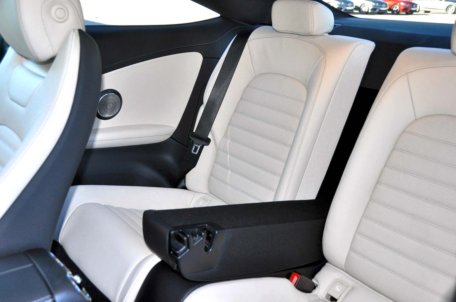 Rear seat passengers get everything the front seat occupants have except room. Getting in it tough enough, but legroom is limited as is headroom. Getting out can be comical. But really, this is a 2+2, right? A genuine coupe designed primarily for the driver and guest.
