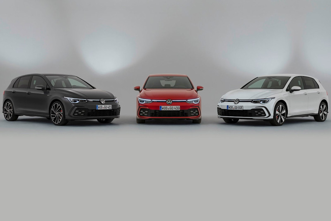 Golf GTI, GTD, GTE: Die Drei von der Tanke