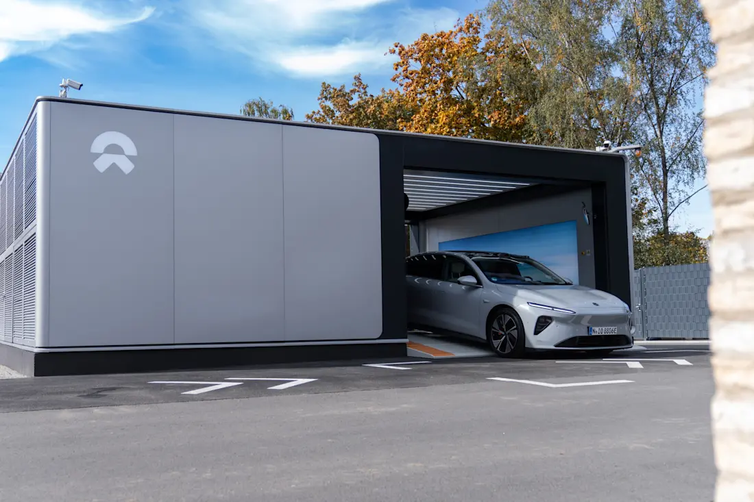 NIO batterijwisselstation