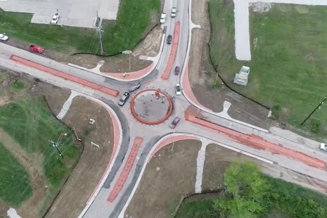 Un nouveau rond-point perturbe les conducteurs américains
